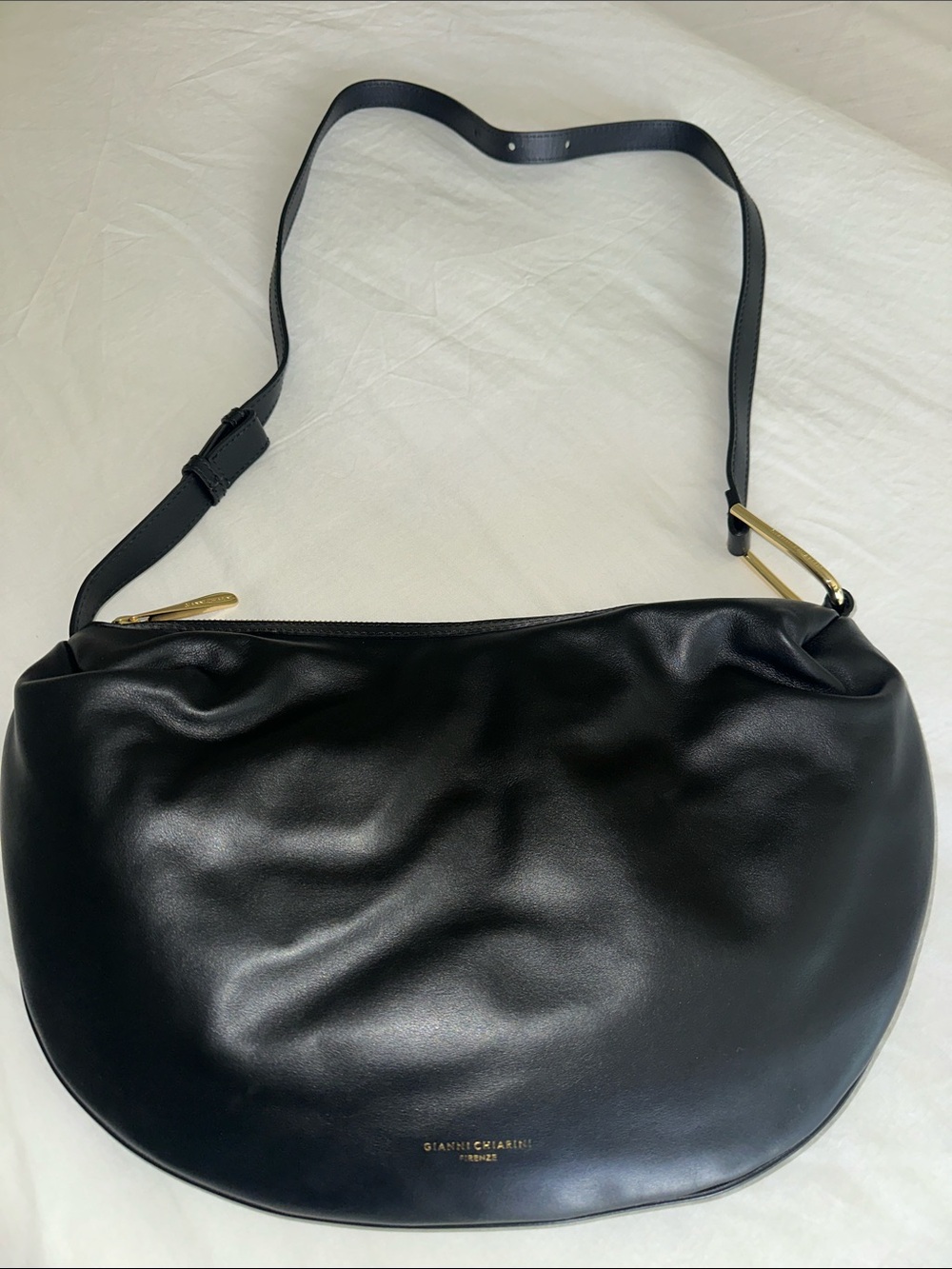 Gianni Chiarini Black Leather Crossbody BRAND NEW